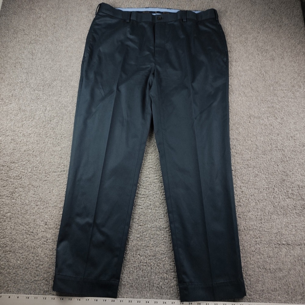 Brooks Brothers Mens 38x30 Light Weight Advantage Chino Navy Blue Stretch
